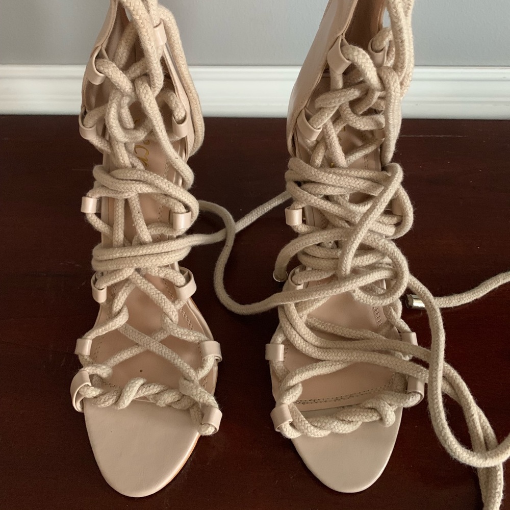 rope wrap heels